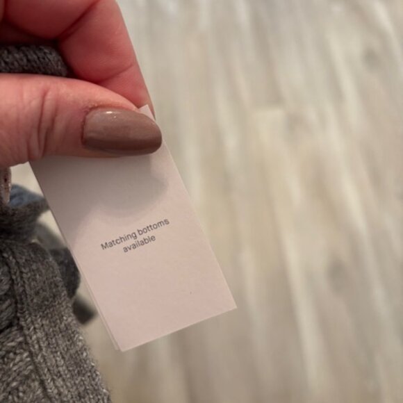 Auden Gray Sweater Knit Pajama Set  - NWT 4X - Picture 6 of 6